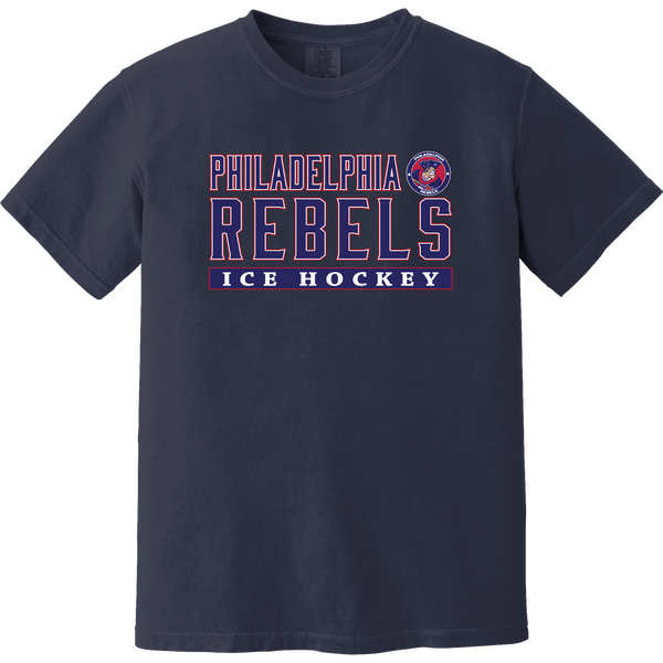 Philadelphia Rebels Heavyweight Ring Spun Tee