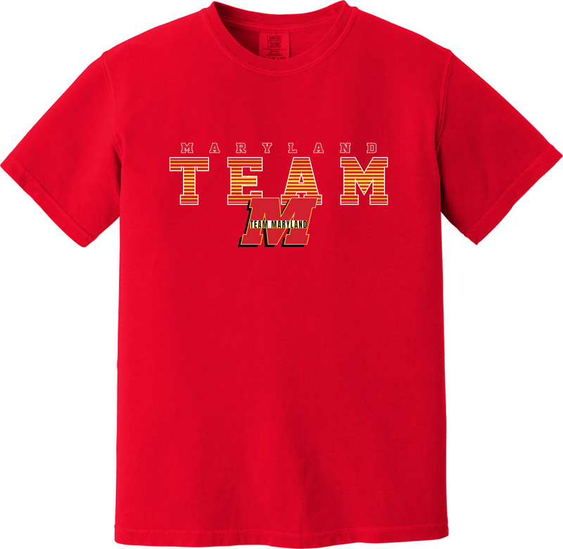 Team Maryland Heavyweight Ring Spun Tee