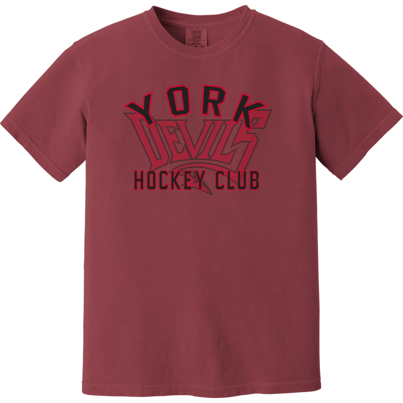 York Devils Heavyweight Ring Spun Tee