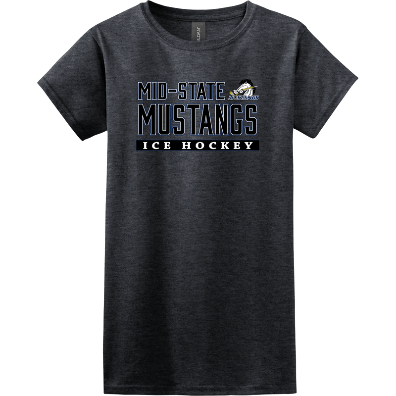 Mid-State Mustangs Softstyle Ladies' T-Shirt