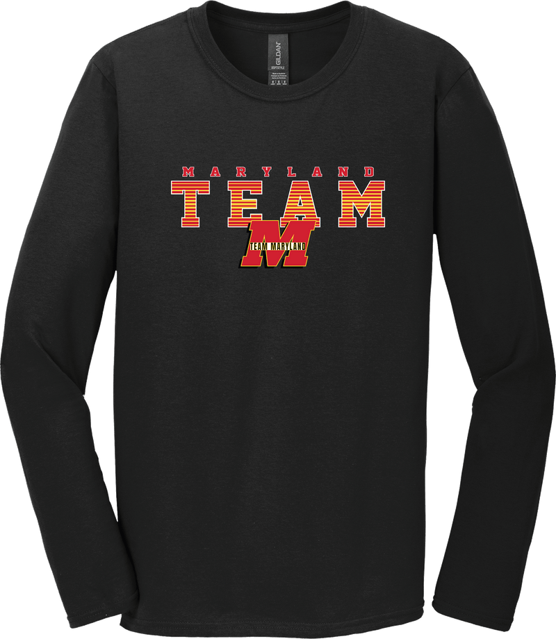 Team Maryland Softstyle Long Sleeve T-Shirt