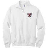 Wall Hockey NuBlend 1/4-Zip Cadet Collar Sweatshirt