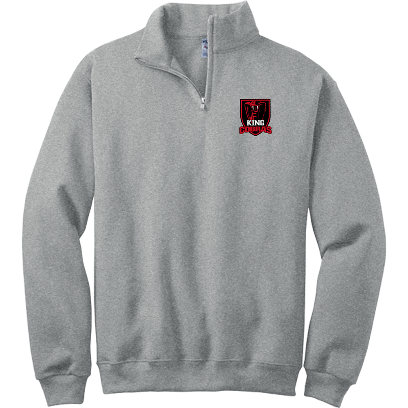 King Cobras NuBlend 1/4-Zip Cadet Collar Sweatshirt