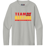 Team Maryland Youth Cooling Performance Long Sleeve Tee