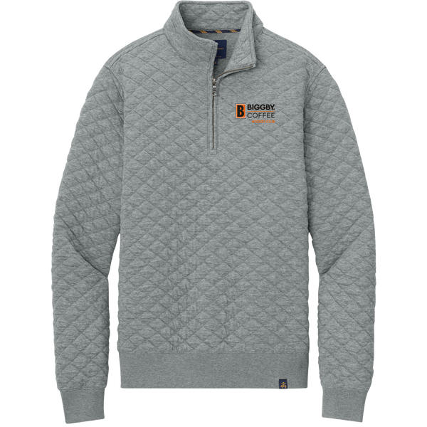 Biggby Coffee Hockey Club Brooks Brothers Diamond Quilt 1/4-Zip