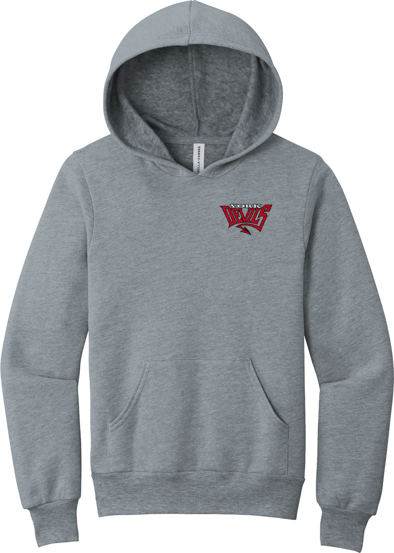 York Devils Youth Sponge Fleece Pullover Hoodie