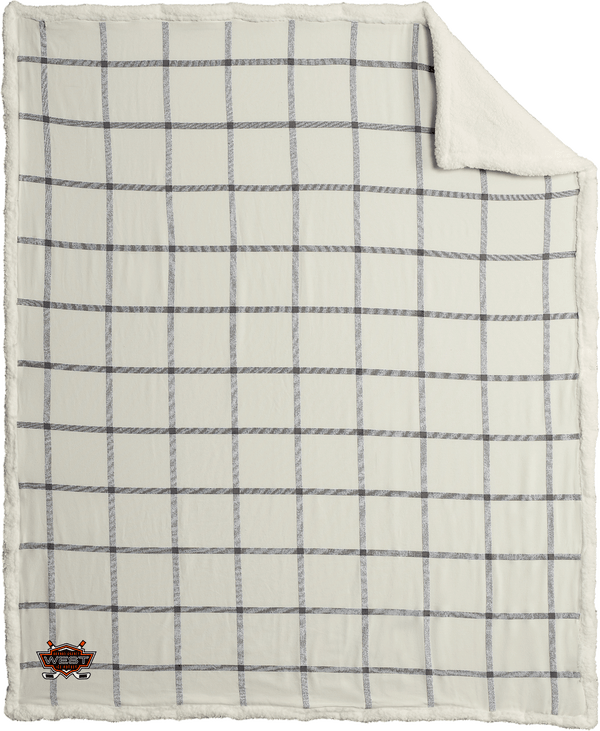 Orange County West Flannel Sherpa Blanket