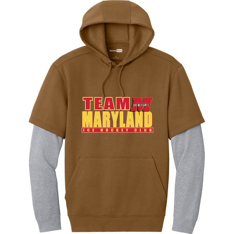 Team Maryland Tough Fleece Layered Hoodie