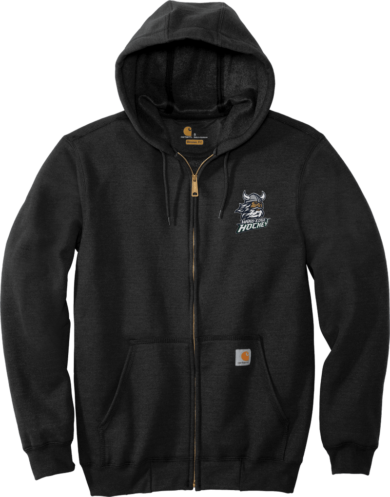 Hard Edge Hockey Carhartt Midweight Hooded Zip-Front Sweatshirt