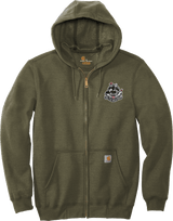 Grundy Senators Carhartt Midweight Hooded Zip-Front Sweatshirt