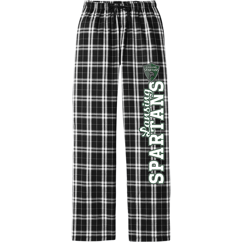 Lansing Spartans Women's Flannel Plaid Pant