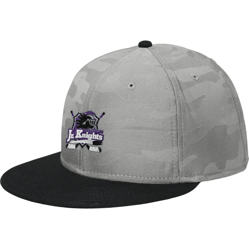 Old Bridge Jr. Knights New Era Camo Flat Bill Snapback Cap