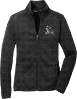 Atlanta Madhatters Ladies Sweater Fleece Jacket