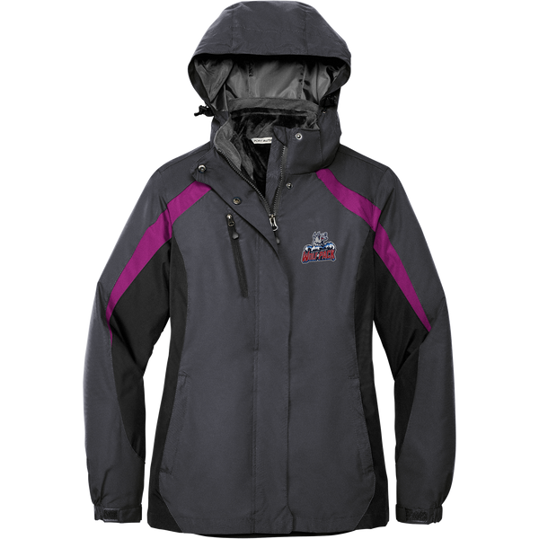 Hartford Jr. Wolfpack Ladies Colorblock 3-in-1 Jacket