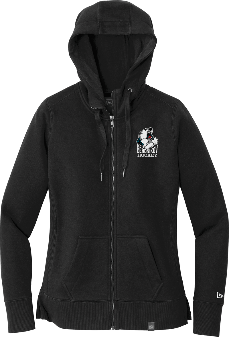 Berdnikov Bears New Era Ladies French Terry Full-Zip Hoodie