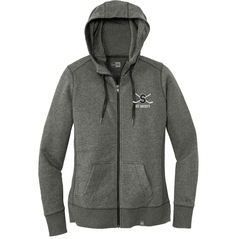 Midd South Hockey New Era Ladies French Terry Full-Zip Hoodie