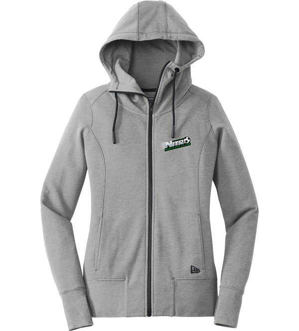 Nitro Soccer New Era Ladies Tri-Blend Fleece Full-Zip Hoodie