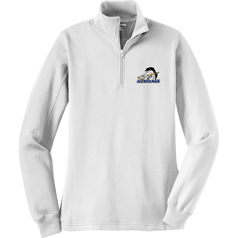 Mid-State Mustangs Ladies 1/4-Zip Sweatshirt