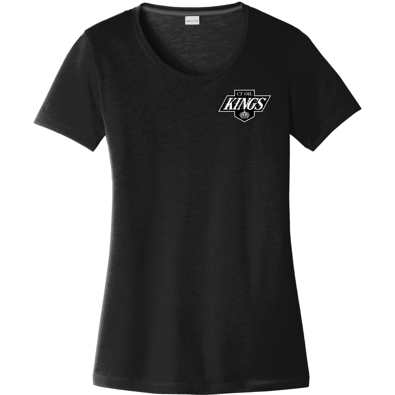 CT Oil Kings Ladies PosiCharge Competitor Cotton Touch Scoop Neck Tee