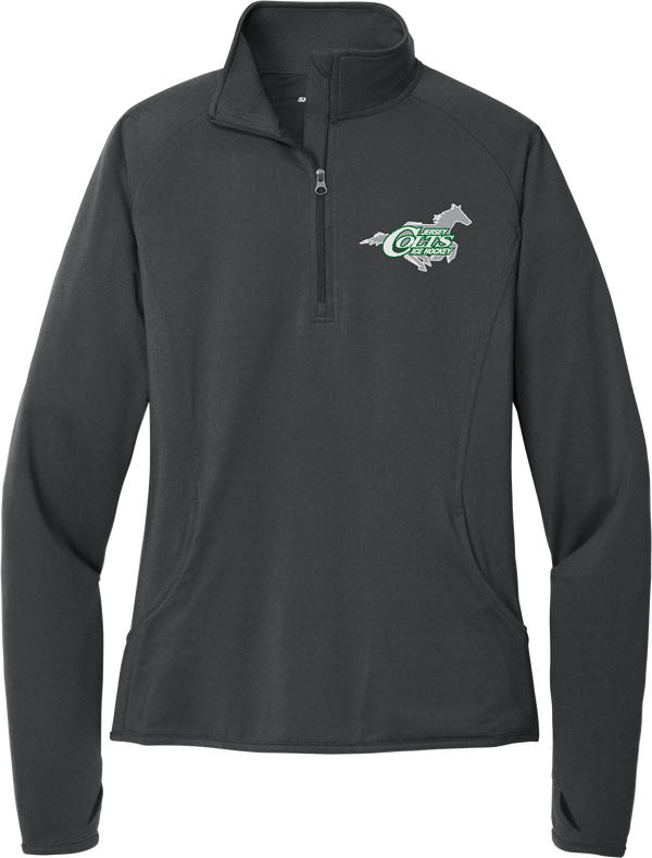 NJ Colts Ladies Sport-Wick Stretch 1/4-Zip Pullover