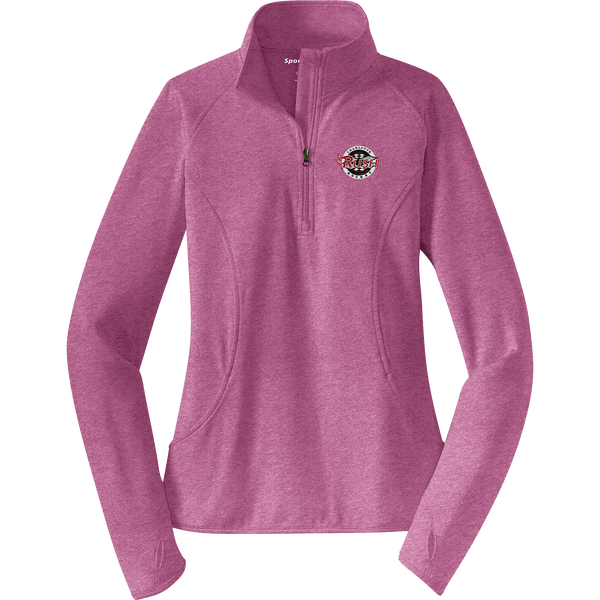 Charlotte Rush Ladies Sport-Wick Stretch 1/4-Zip Pullover