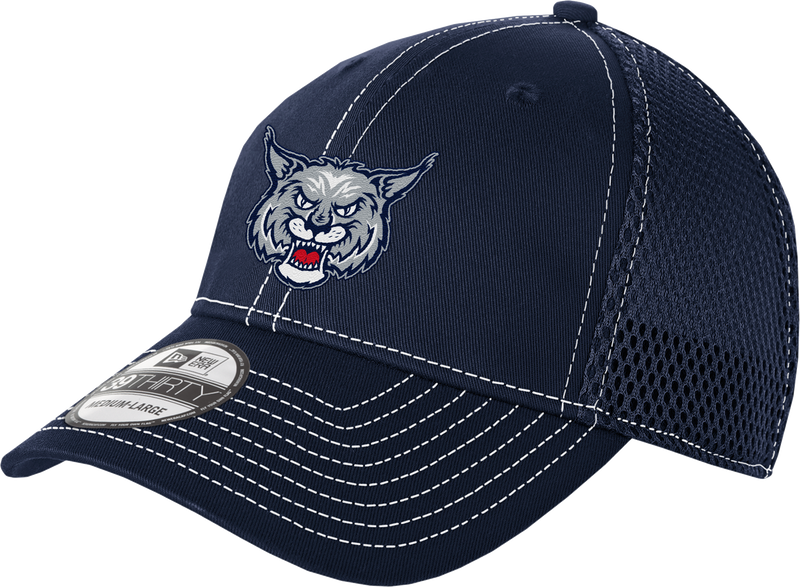 CT Bobcats New Era Stretch Mesh Contrast Stitch Cap