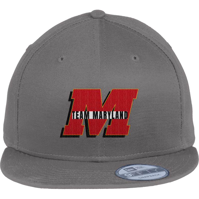 Team Maryland New Era Flat Bill Snapback Cap