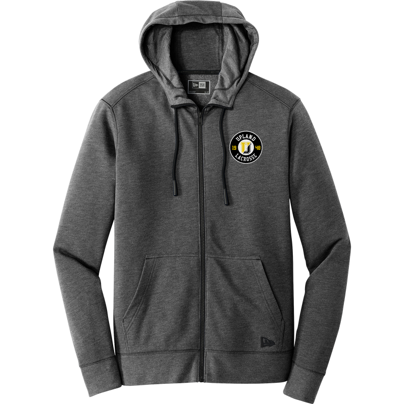 Upland Lacrosse New Era Tri-Blend Fleece Full-Zip Hoodie