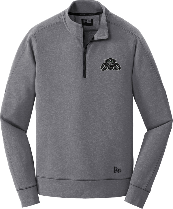 Igloo Jaguars New Era Tri-Blend Fleece 1/4-Zip Pullover