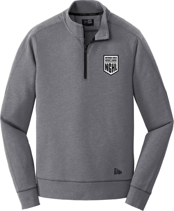 NGHL New Era Tri-Blend Fleece 1/4-Zip Pullover