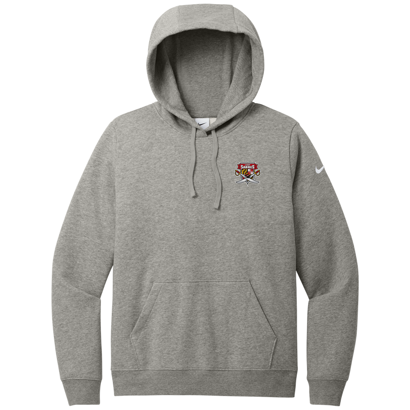 SOMD Lady Sabres Nike Women's Club Fleece Sleeve Swoosh Pullover Hoodie