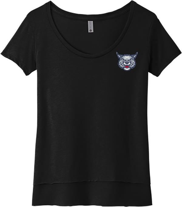 CT Bobcats Womens Festival Scoop Neck Tee