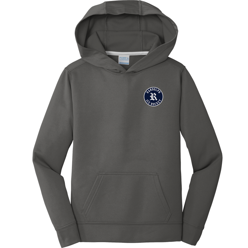 Randolph Hockey Youth Performance Fleece Pullover Hooded Sweatshirt