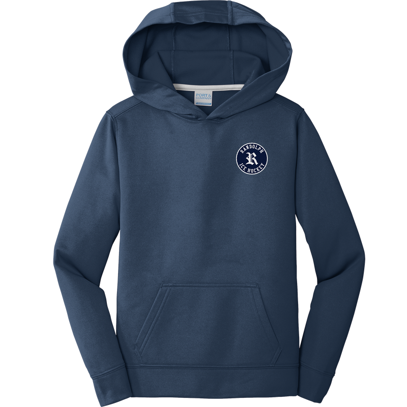 Randolph Hockey Youth Performance Fleece Pullover Hooded Sweatshirt