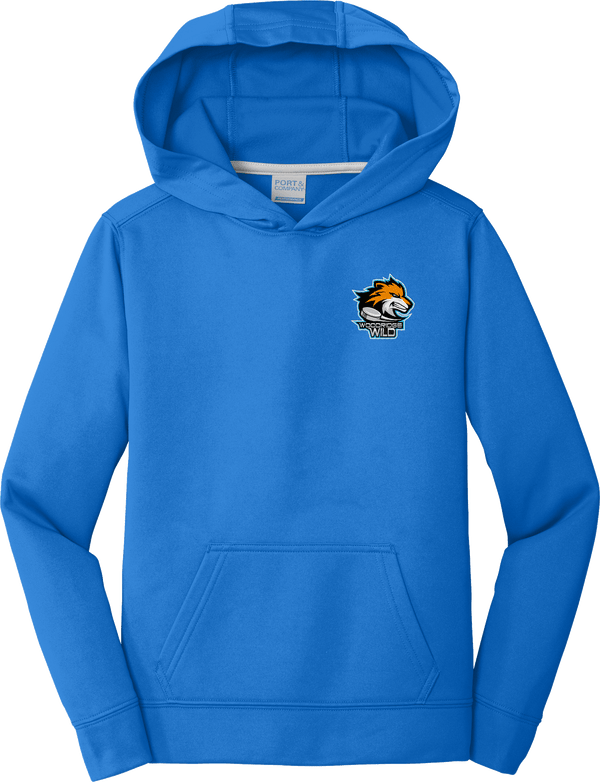 Woodridge Wild Youth Performance Fleece Pullover Hooded Sweatshirt