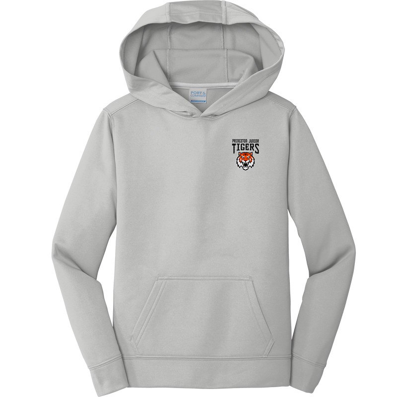 Princeton Jr. Tigers Youth Performance Fleece Pullover Hooded Sweatshirt