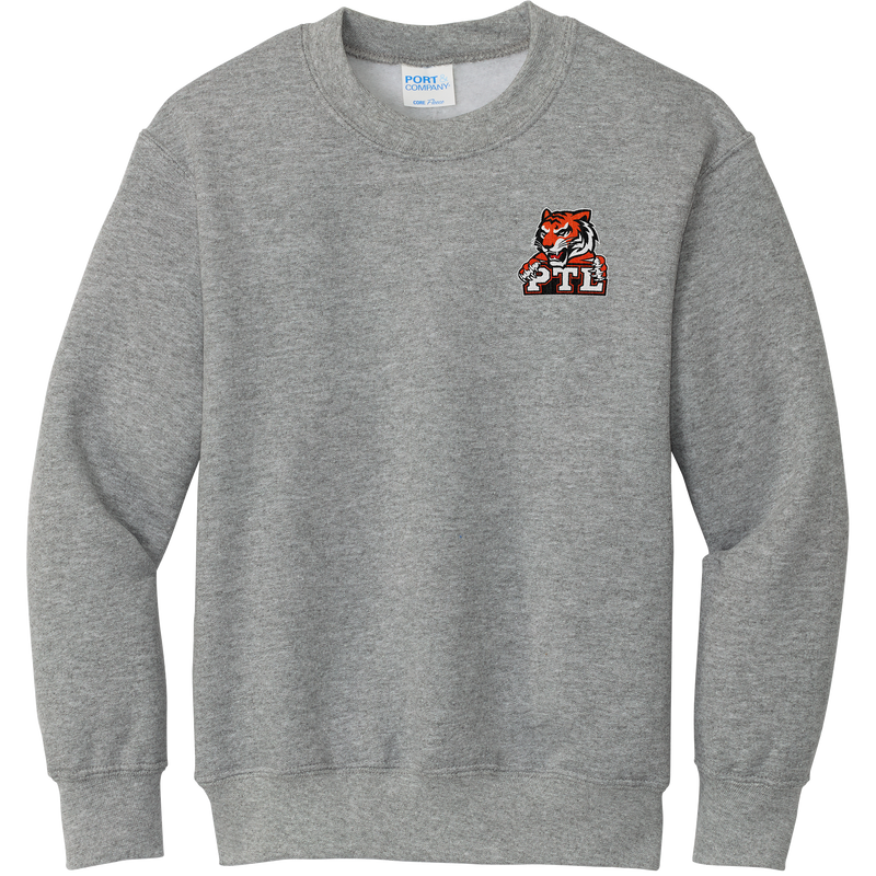 Princeton Tiger Lilies Youth Core Fleece Crewneck Sweatshirt