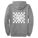Coles Elementary "Checkered Tiger" Full-Zip Hooded Sweatshirt