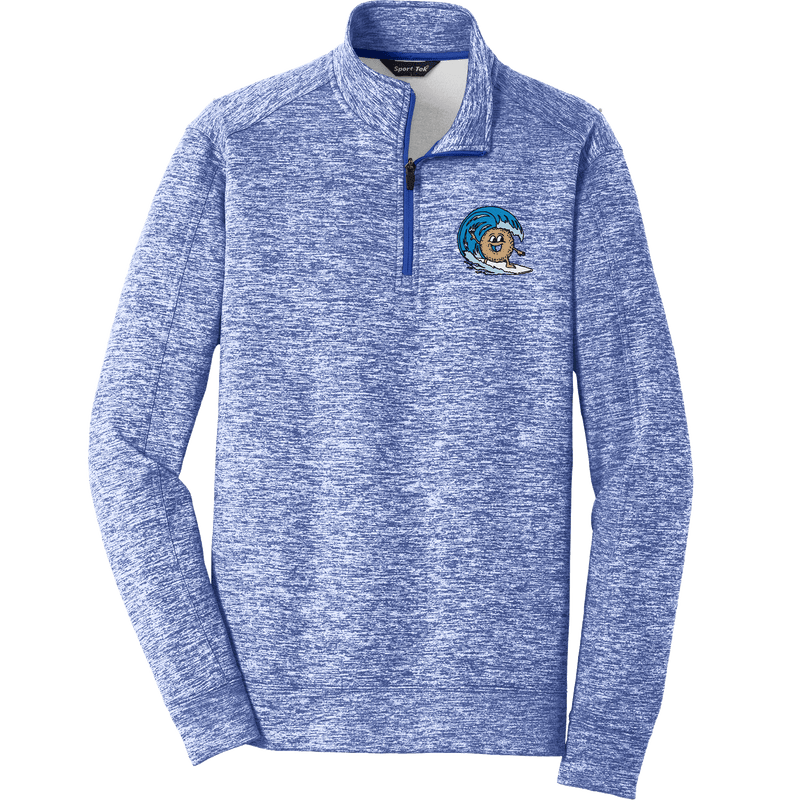 BagelEddi's PosiCharge Electric Heather Fleece 1/4-Zip Pullover