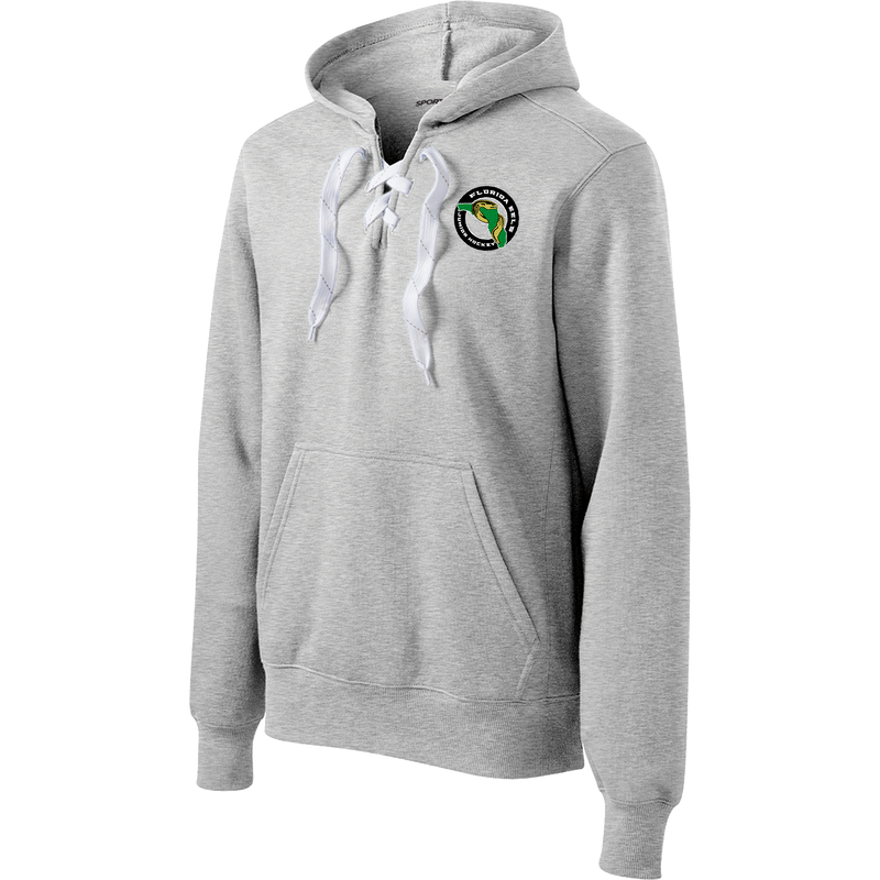 Florida Eels Lace Up Pullover Hooded Sweatshirt