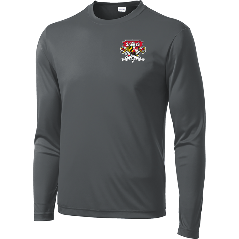 SOMD Lady Sabres Long Sleeve PosiCharge Competitor Tee