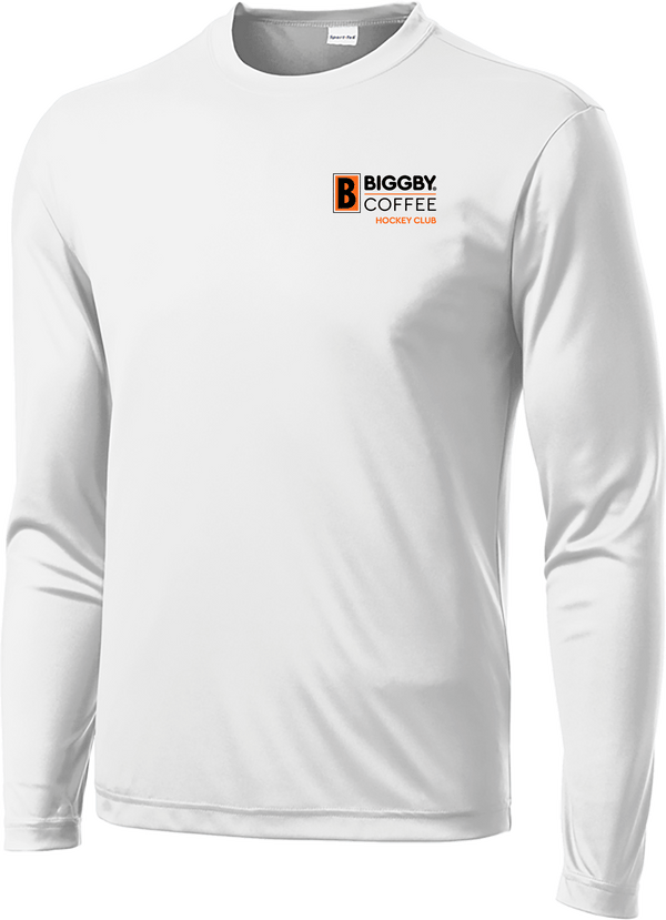 Biggby Coffee Hockey Club Long Sleeve PosiCharge Competitor Tee