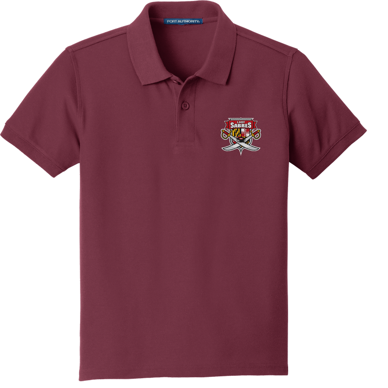 SOMD Lady Sabres Youth Core Classic Pique Polo